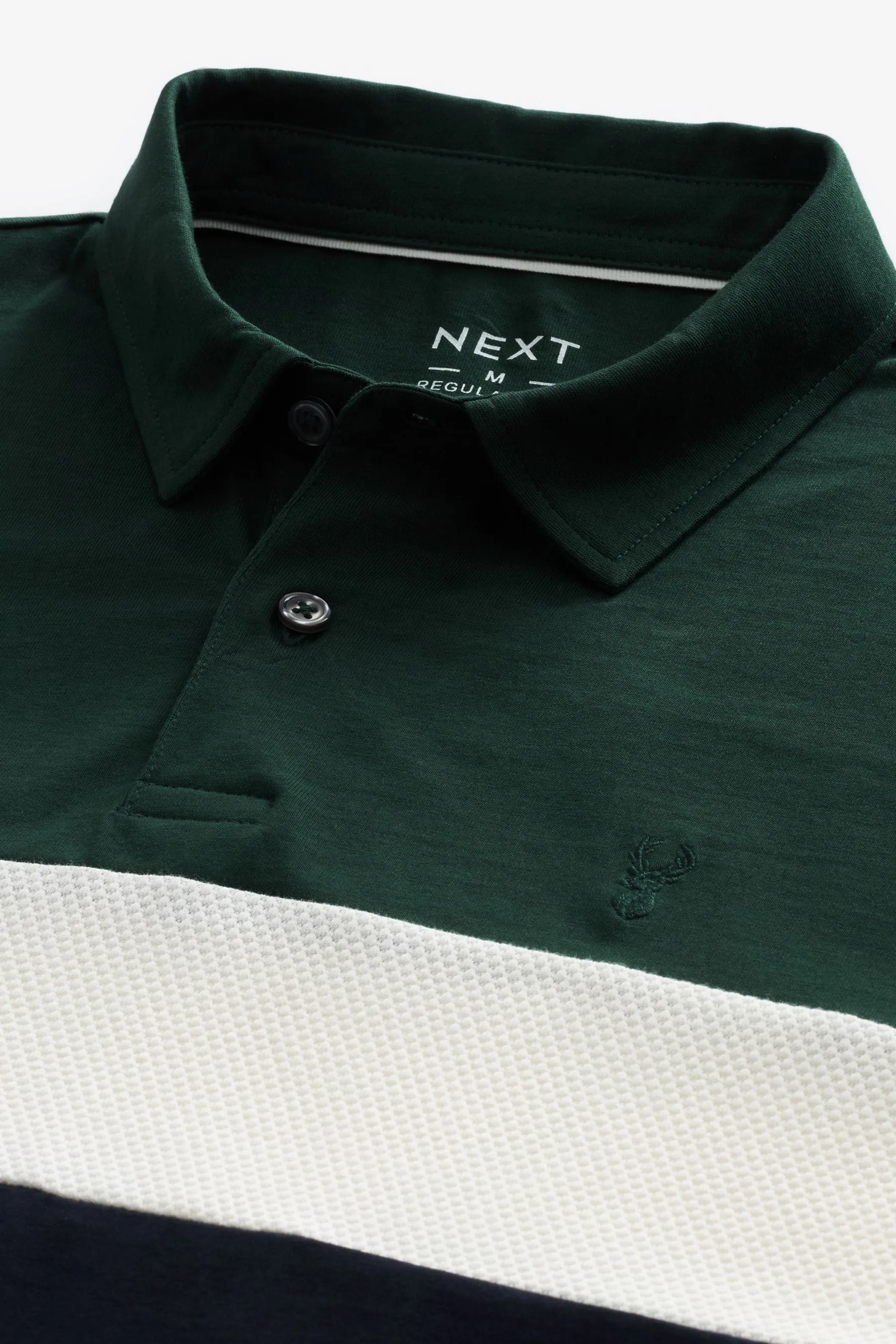 100% Cotone Maniche corte Polo Button Up Block    