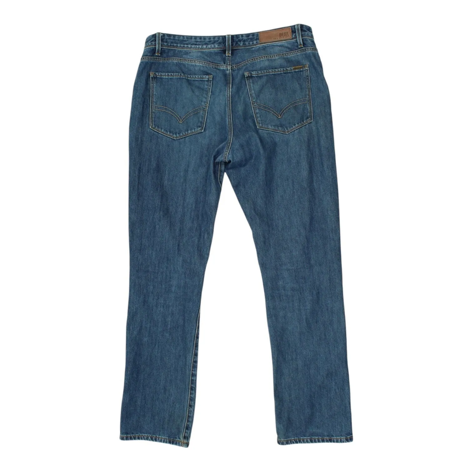 Diesel Mens Blue Straight Jeans | Vintage High End Luxury Designer Denim VTG