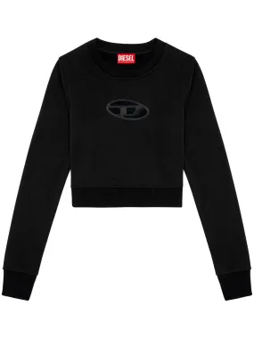 Felpa crop F-Slimmy-Od con cut-out