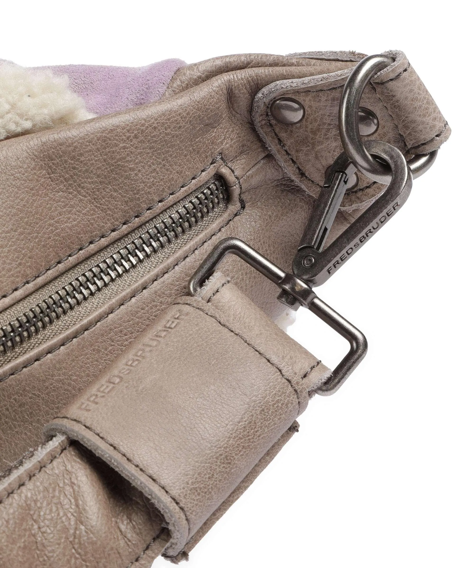  FredsBruder Check My Bag Borsa sling poliestere, pelle granulata multicolore  