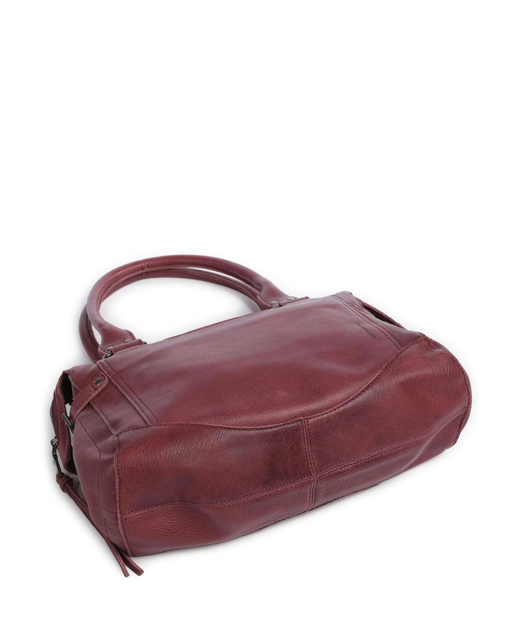  FredsBruder My old Friend Borsa a spalla pelle granulata rosso scuro  