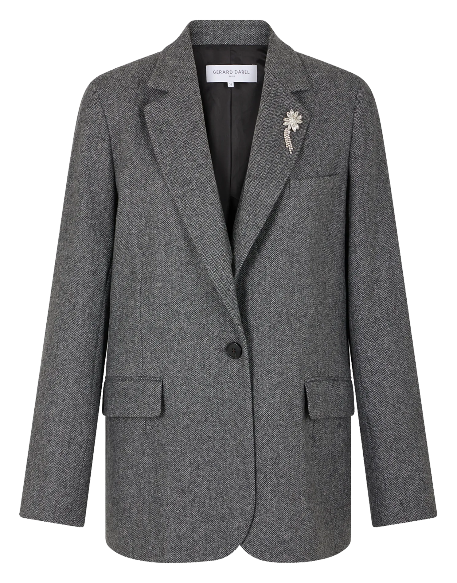  GERARD DAREL   MELANIE - Giacca tailleur in misto lana | Grigio