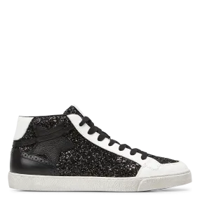  IKKS   Sneakers alte con paillettes in pelle | Nero
