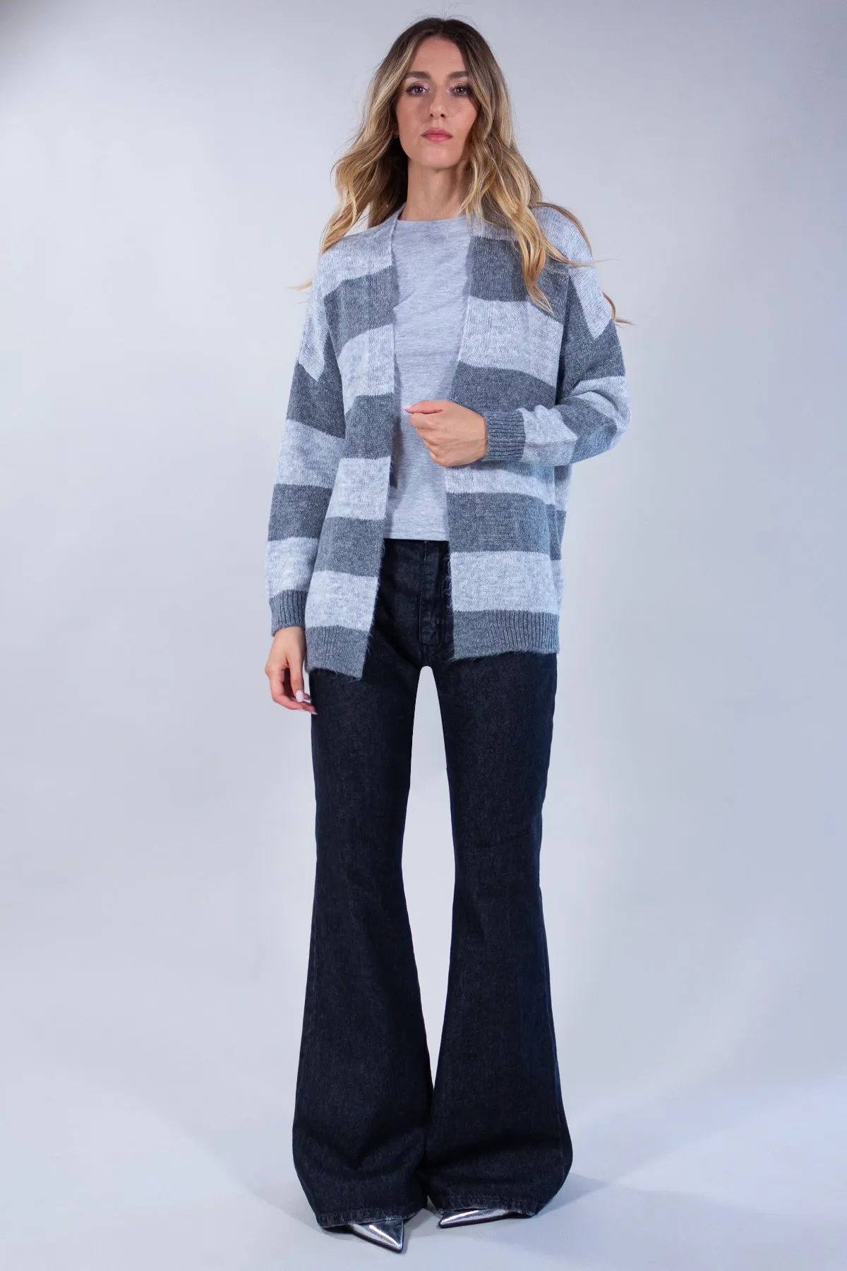 JEANS FLARE NERO**