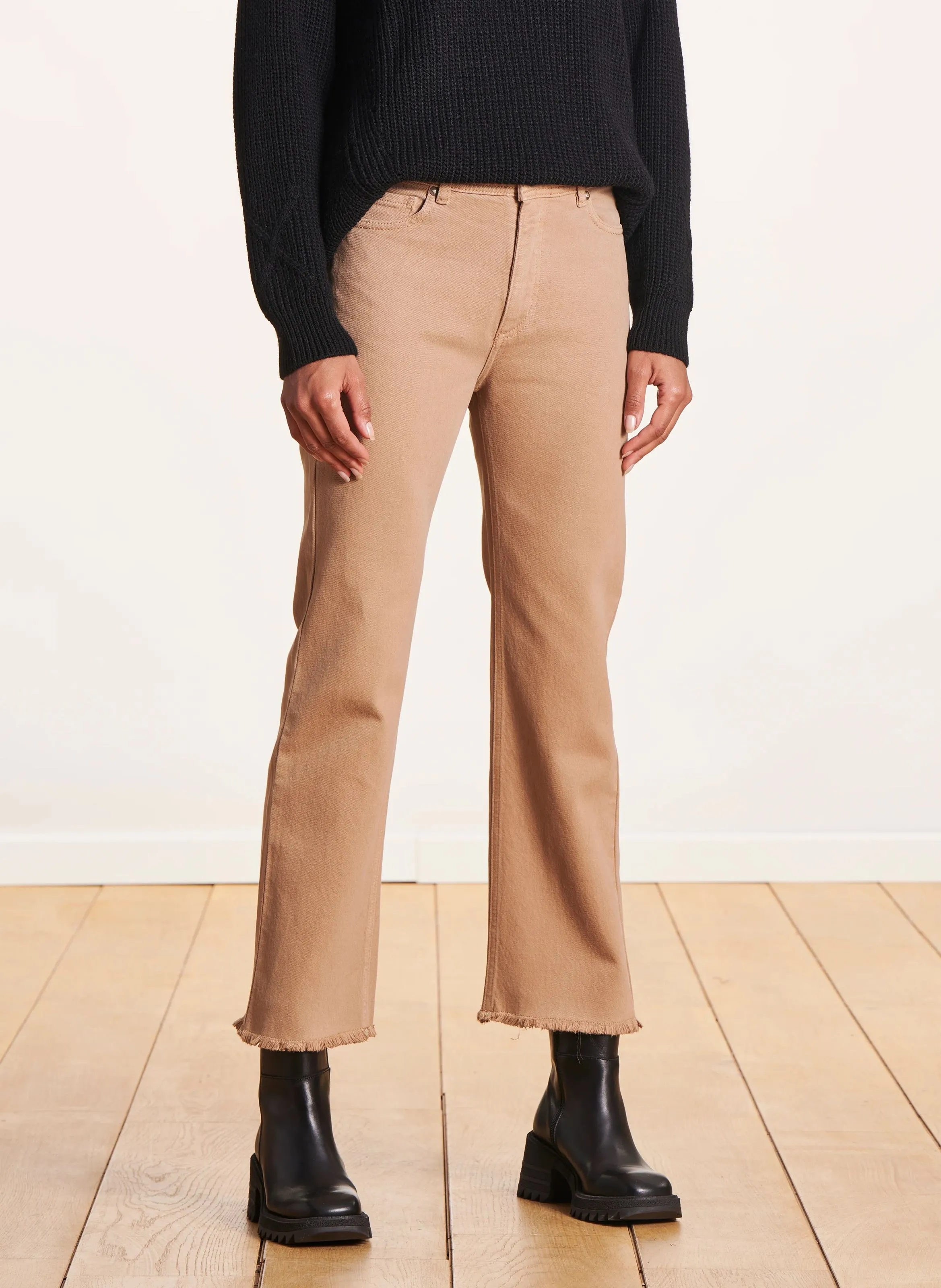  LA FEE MARABOUTEE   Jeans dritti in misto cotone bio | Marrone