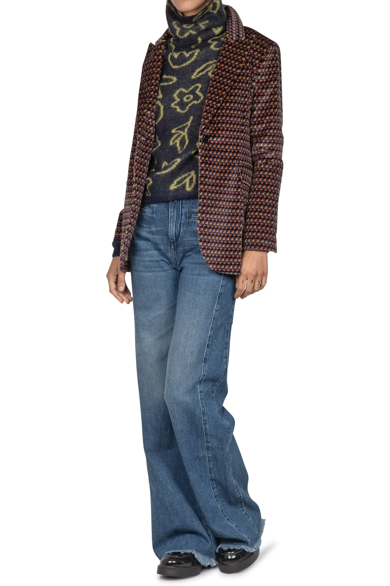 Maglia - 440102 - Blu/Senape