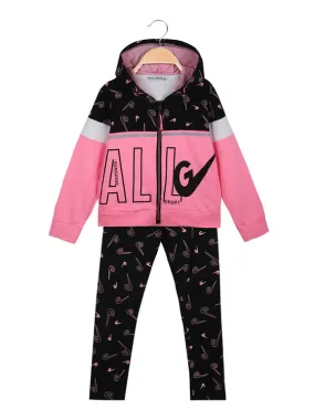 Miss Image Tenue fille 3 pièces avec capuche et zip