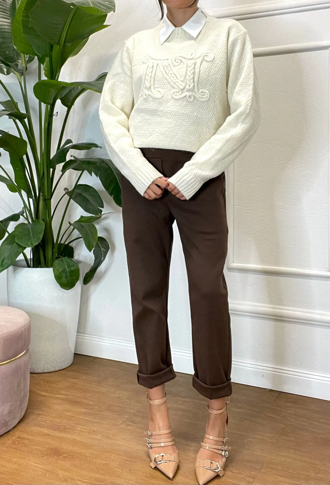 PANTALONE LIA 631 testa di moro