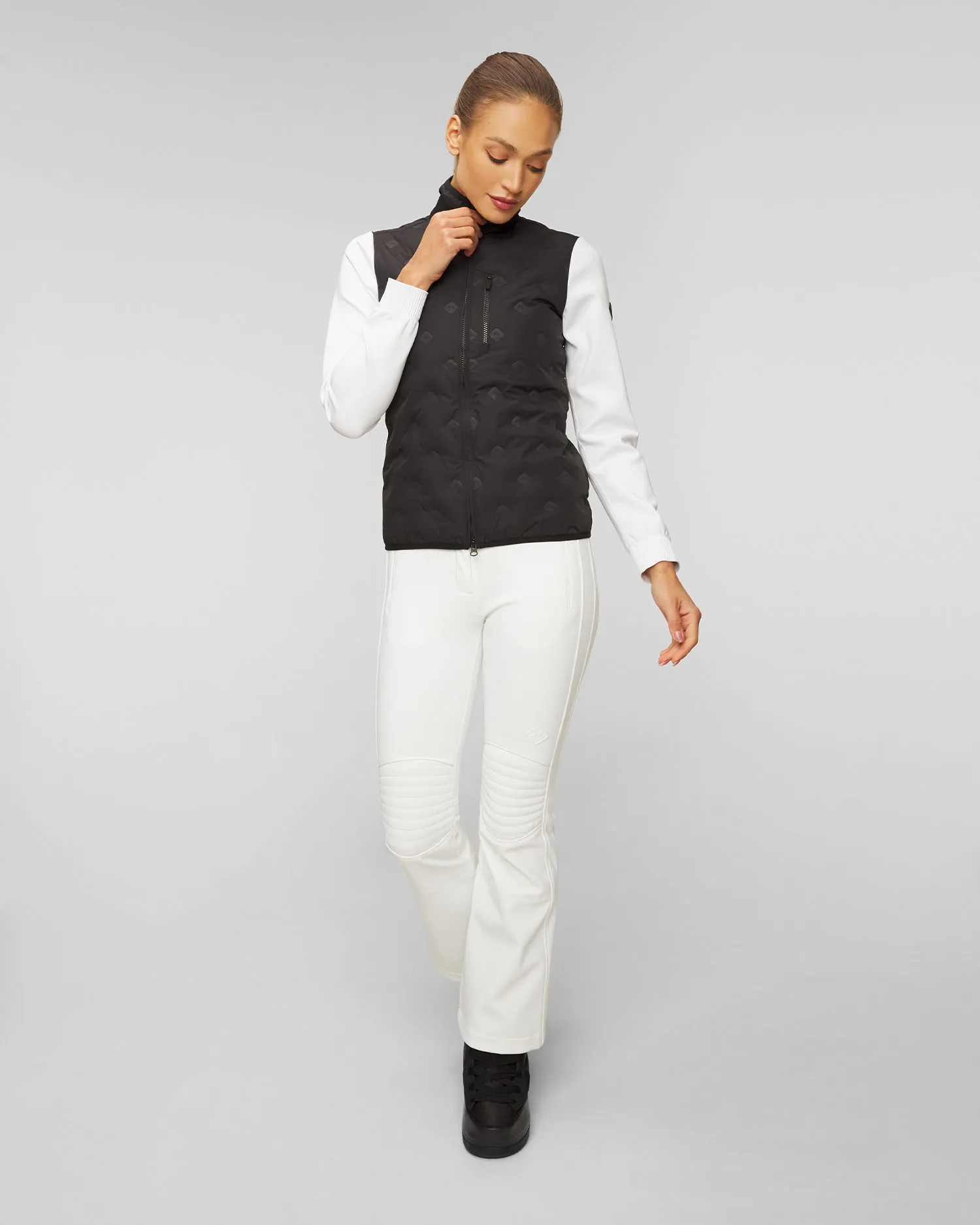 Pantaloni bianchi da sci da donna J.Lindeberg Stanford SWPA09044-white
