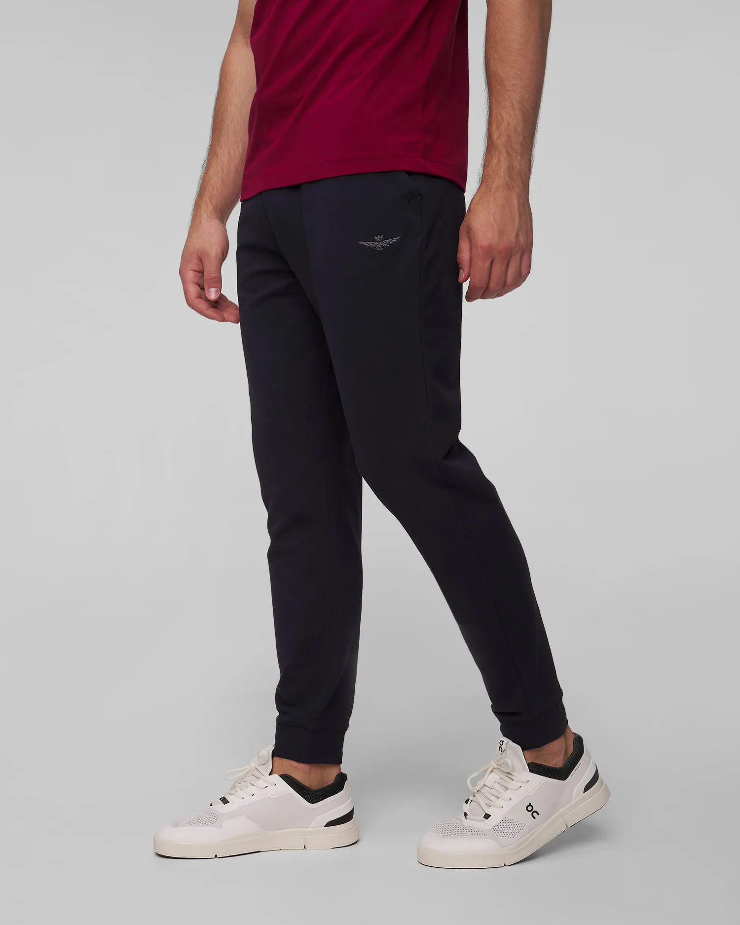 Pantaloni blu scuro da tuta da uomo Aeronautica Militare 242PF872F459-8347