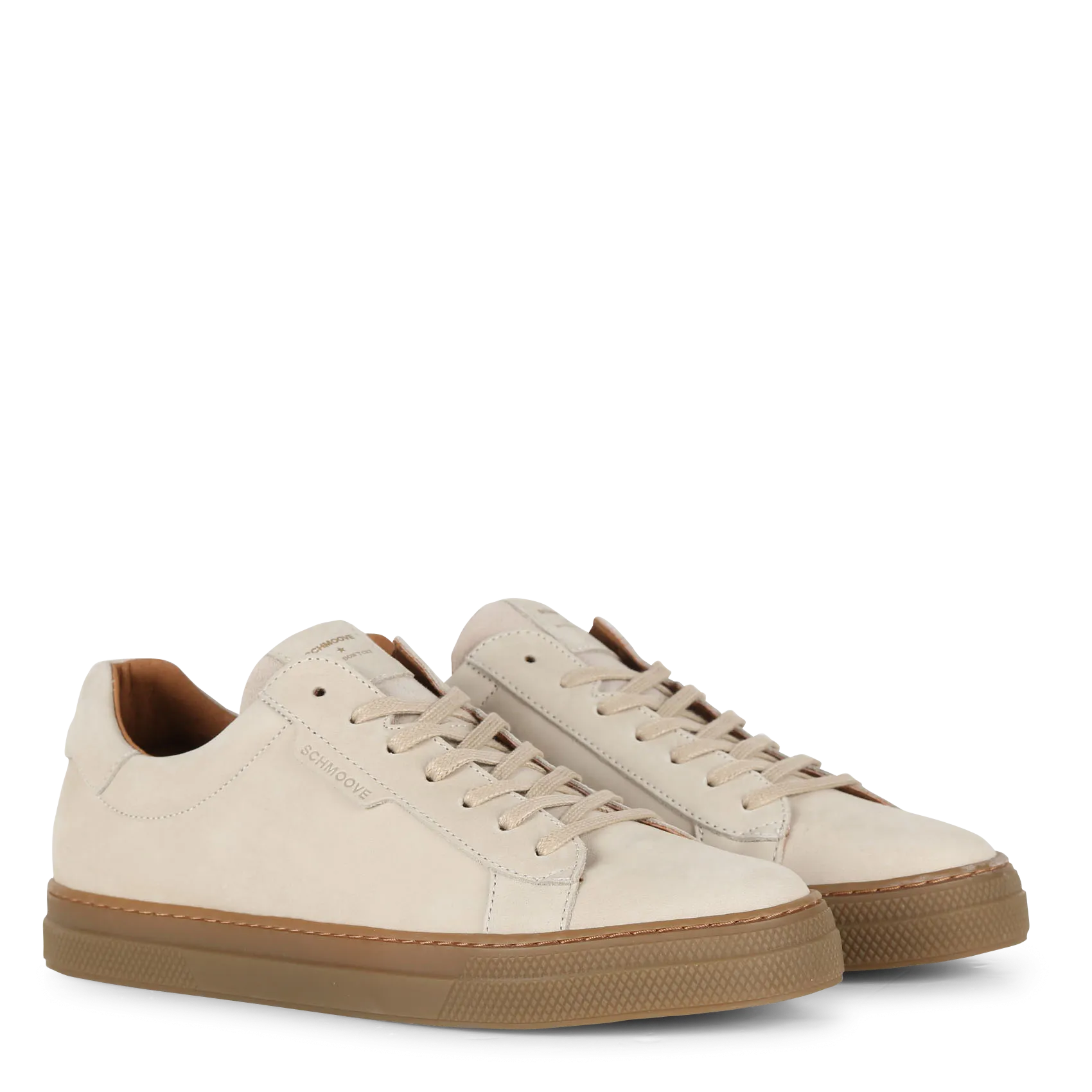  SCHMOOVE   SPARK CLAY - Sneakers basse in pelle | Beige