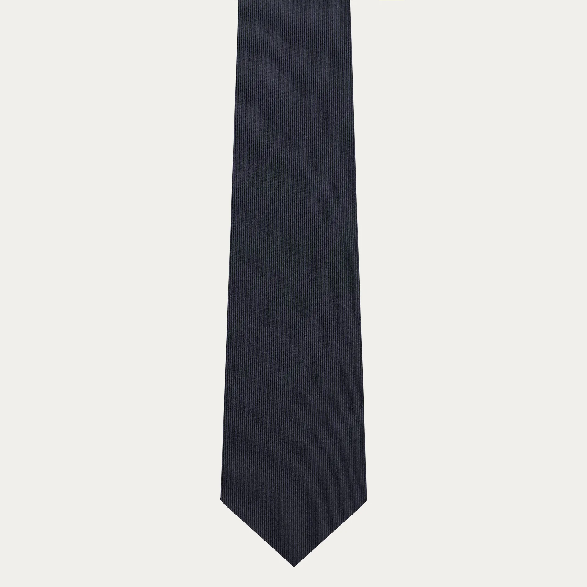 Set coordinato cravatta e bretelle per bottoni in seta blu navy