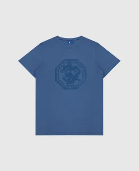 Stefano Ricci T-shirt blu per bambini con ricamo YNH7200050803
