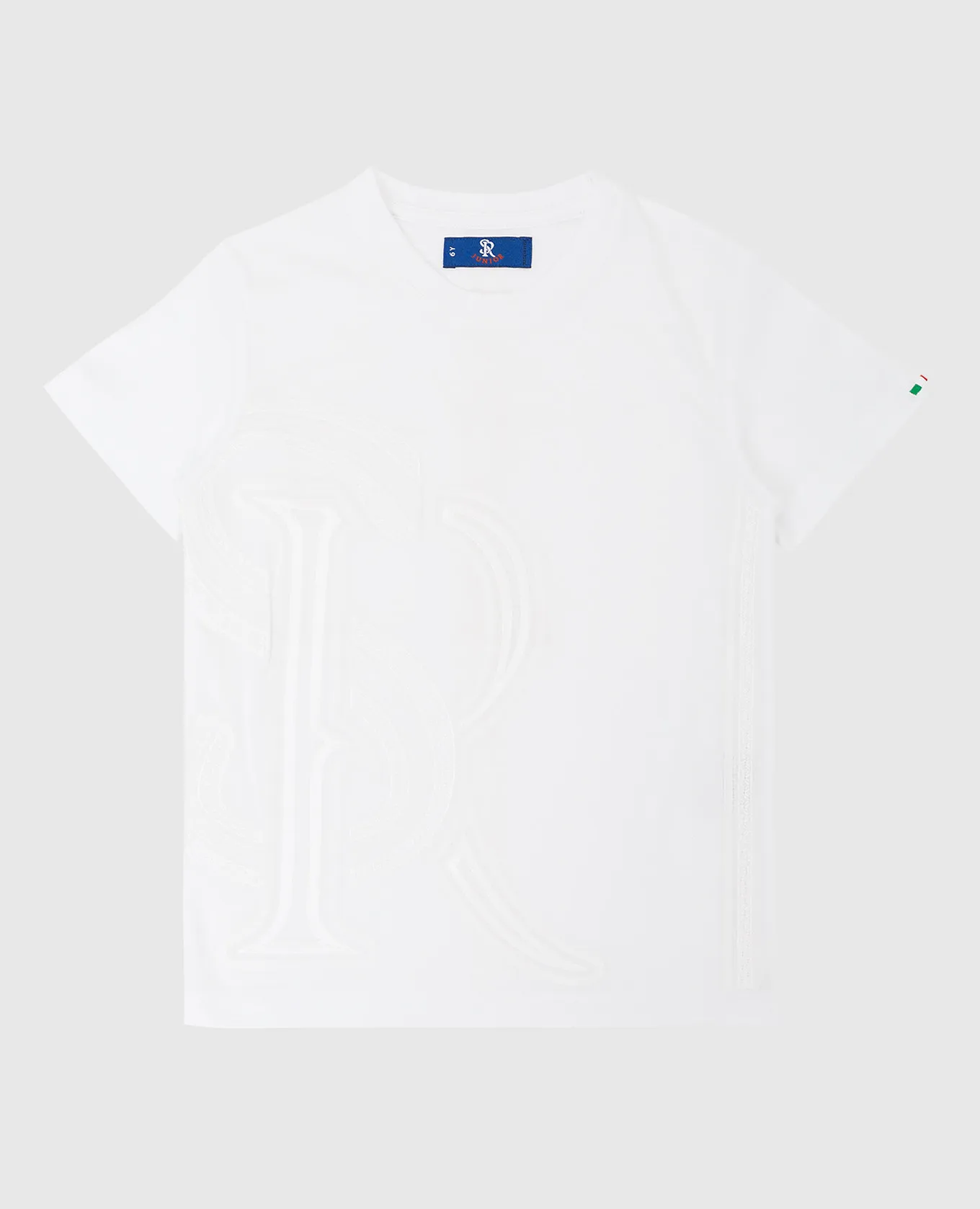Stefano Ricci T-shirt per bambini con ricamo monogramma YNH0300290803