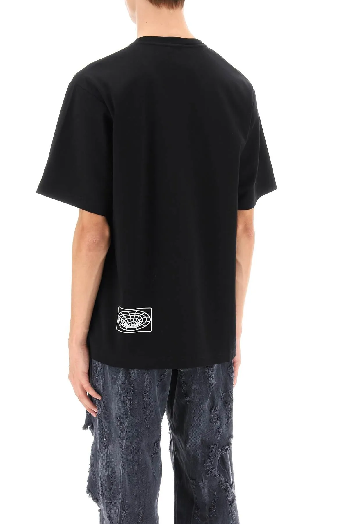 T Shirt Con Ricamo E Stampe