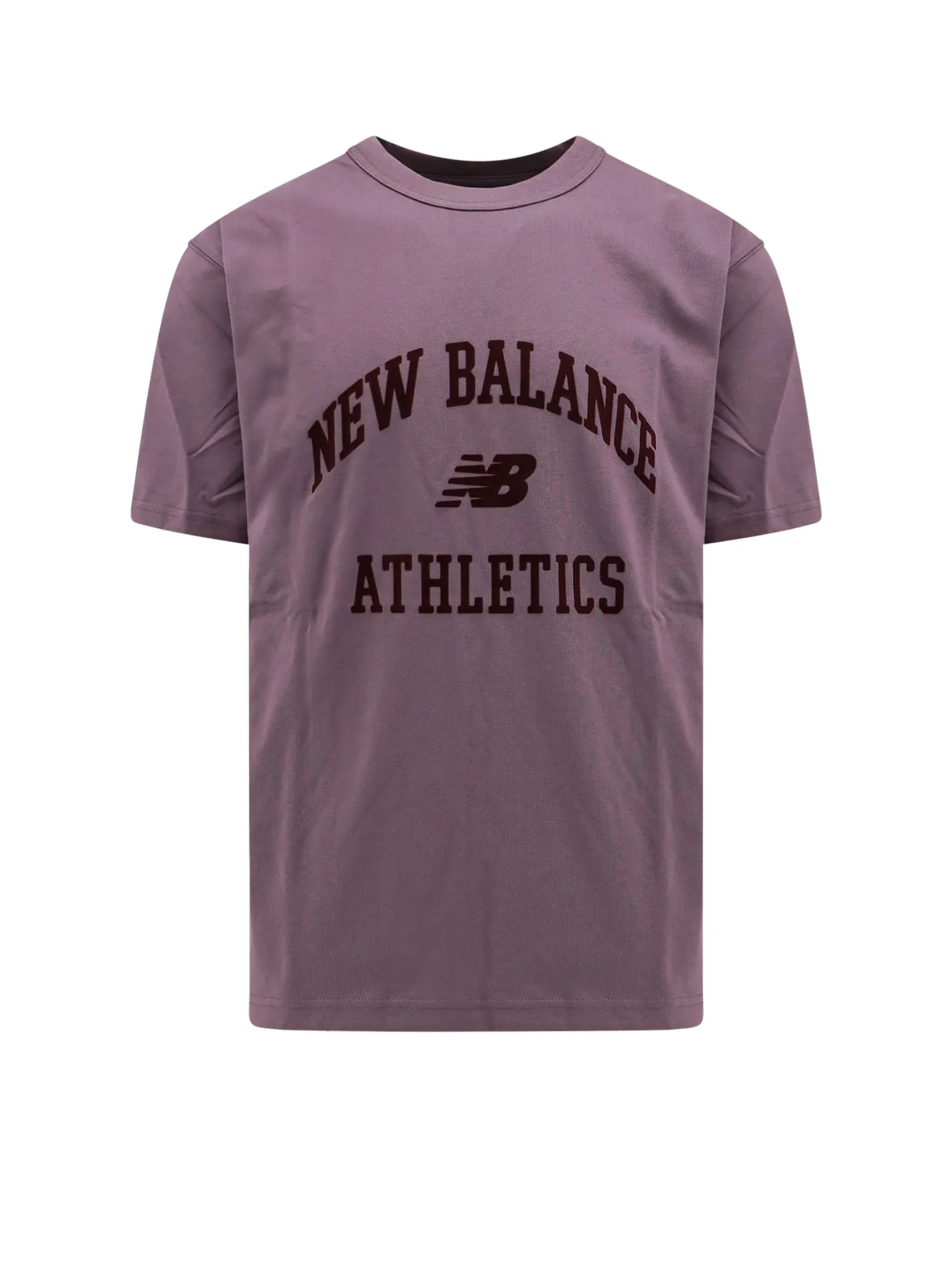 T-shirt in cotone con logo frontale