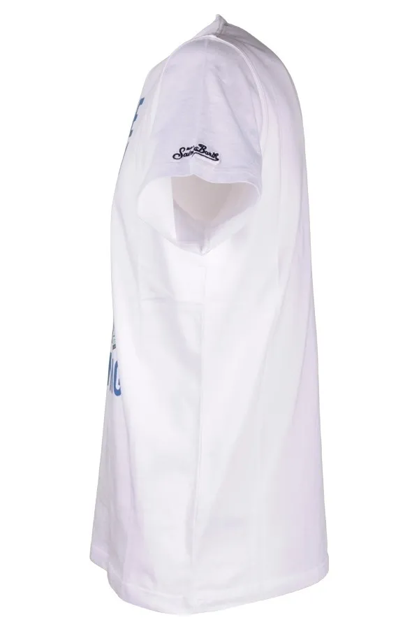 T-shirt Uomo Saint Barth Mc2 Bianco
