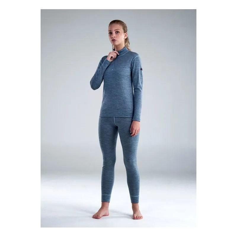 Top tecnico Devold Breeze Merino 150 Half Zip Neck da donna (Cameo Melange)