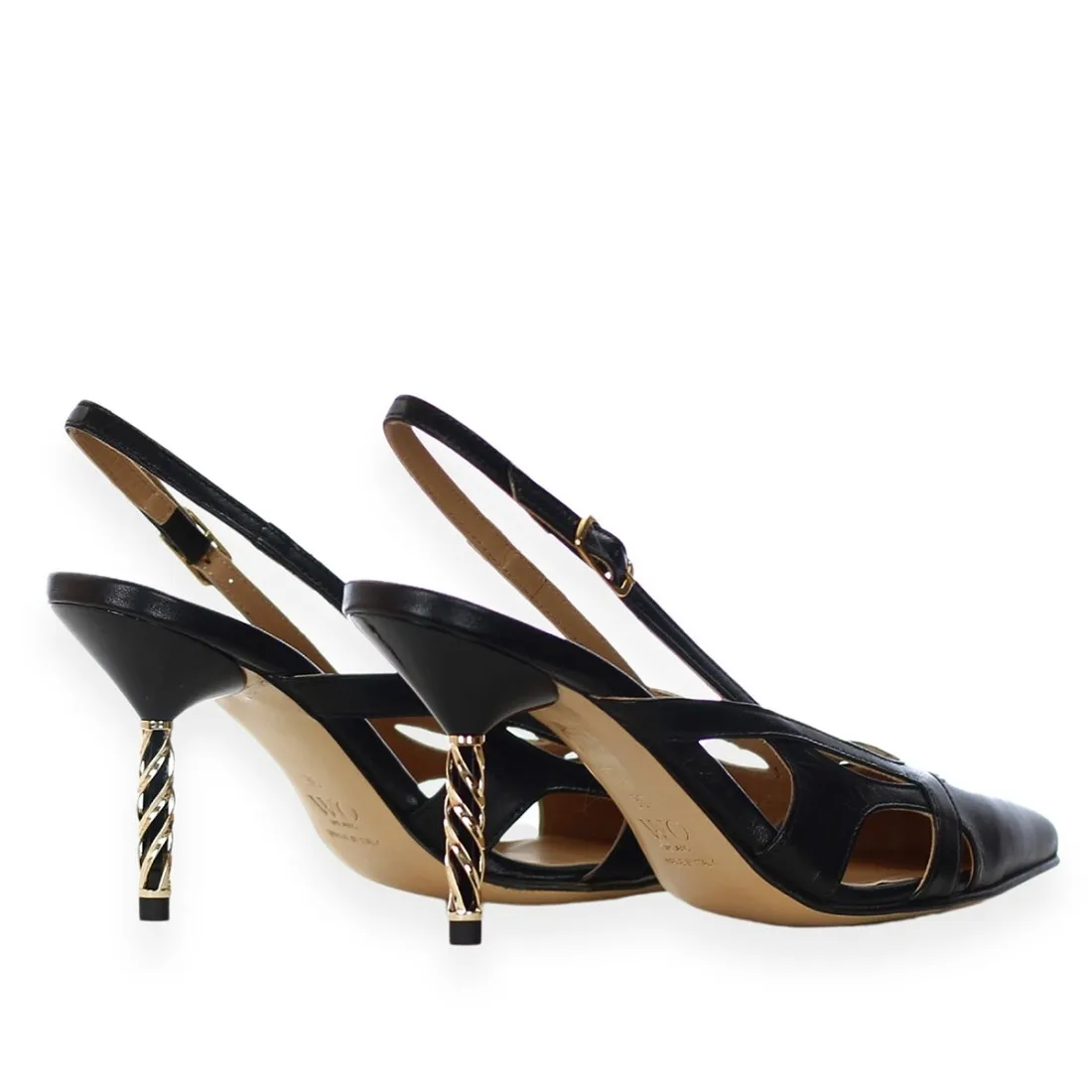 WO MILANO - Slingback in pelle nappata